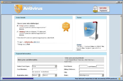 Personal Antivirus captura