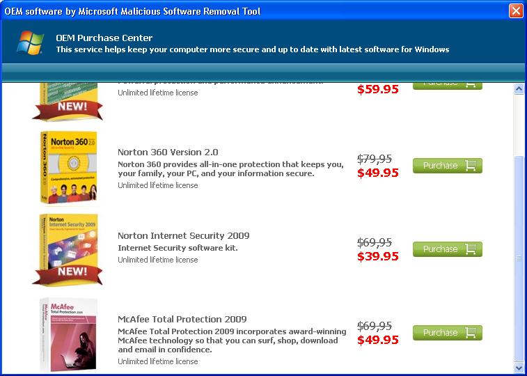 FakePowaw.b OEM Purchase Center. This service helps keep your computer more secure and up to date with latest software for Windows.